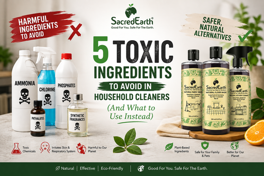 5 Toxic Ingredients to Avoid in Household Cleaners (And What to Use Instead)