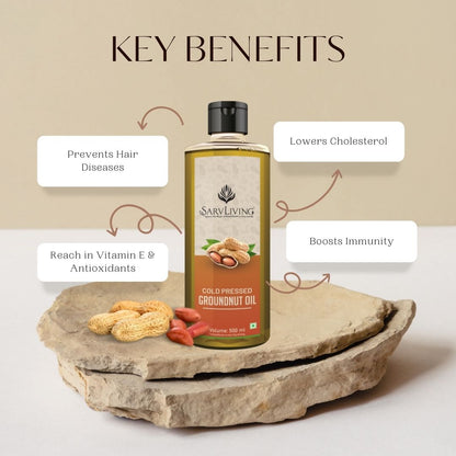 Cold-Pressed Groundnut Oil