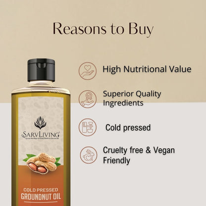 Cold-Pressed Groundnut Oil